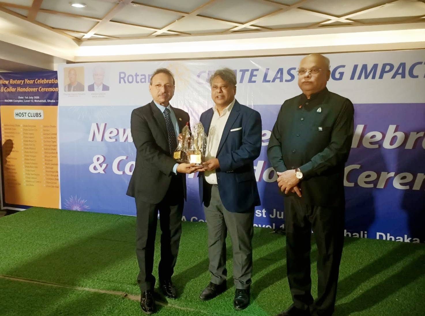 Rotary recognition ceremony